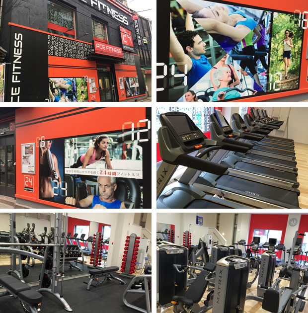 「ACE FITNESS 王子駅前店」様